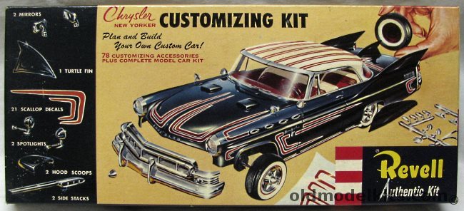 Revell 1/32 1956 Chrysler New Yorker - Stock or Customizing, H1231-129 plastic model kit